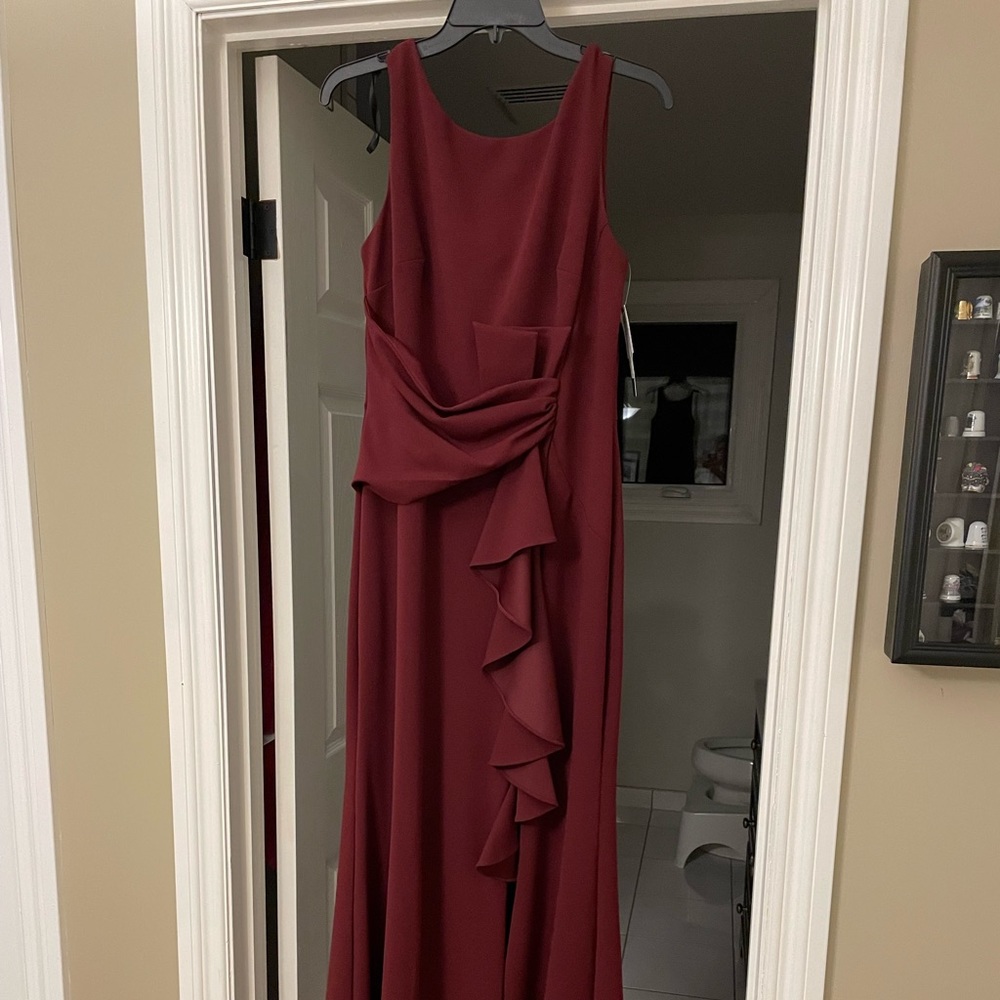 Burgundy Gown